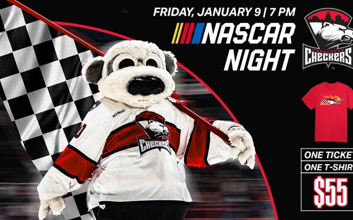 Checkers celebrará la Noche de NASCAR el 9 de enero