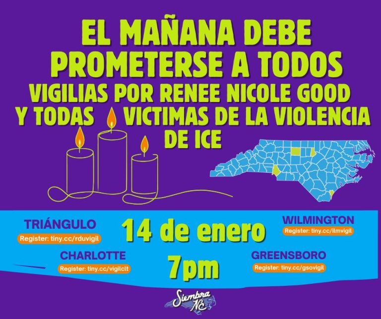 Convocan a vigilias comunitarias por las víctimas de violencia del ICE
