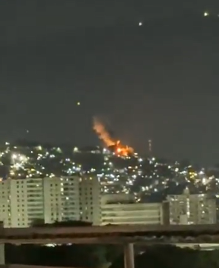 Caracas bajo alerta: Reportan múltiples explosiones y cortes eléctricos este sábado