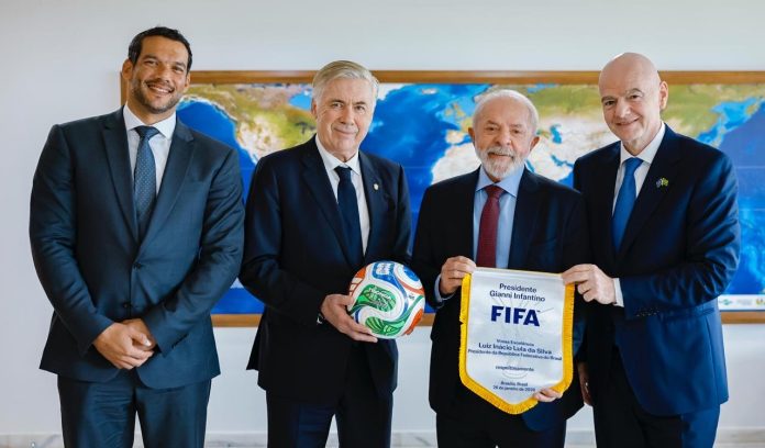 Infantino y Lula ratifican a Brasil como sede del Mundial Femenino