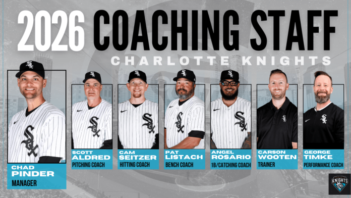 Chad Pinder nombrado mánager de los Charlotte Knights en 2026
