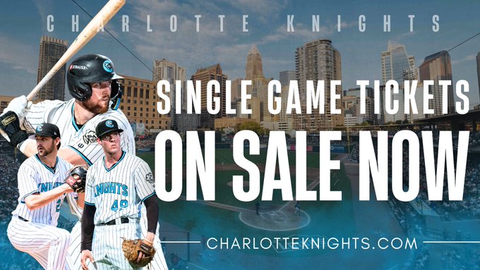 El béisbol vuelve a Uptown: Charlotte Knights anuncian inicio de temporada