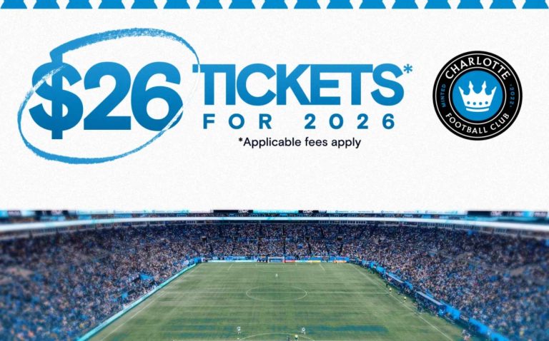 Charlotte FC anuncia un precio de entrada de $26 para la temporada 2026