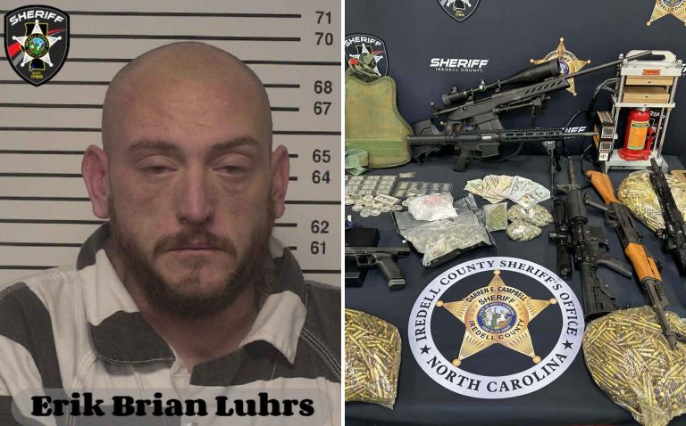 Arrestan a hombre en Statesville tras operativo antidrogas en vivienda