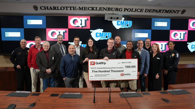 QuikTrip invierte $500.000 para mejorar la seguridad pública en Charlotte