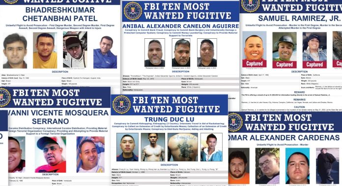 FBI intensifica búsqueda de criminales clave