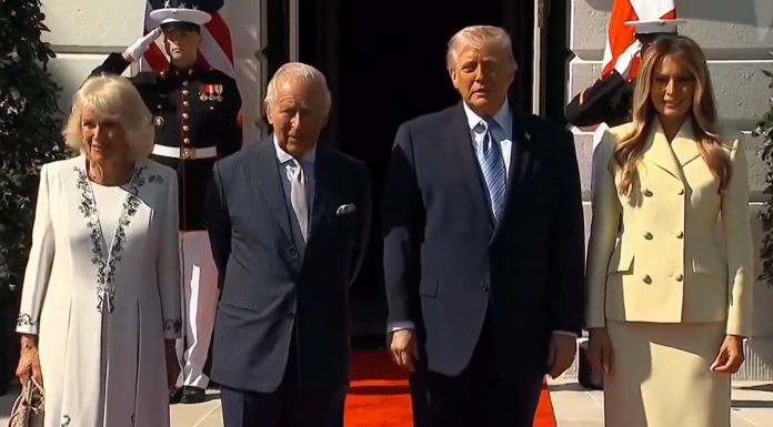 El rey Carlos III y la reina Camila llegan a la Casa Blanca