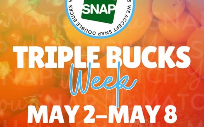 Regresa el programa SNAP Triple Bucks para fortalecer el acceso a los alimentos