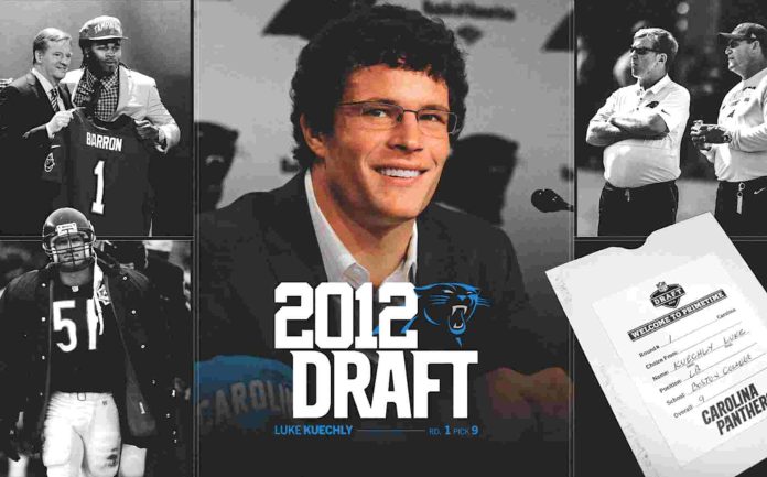 Panthers y el draft de Luke Kuechly en 2012