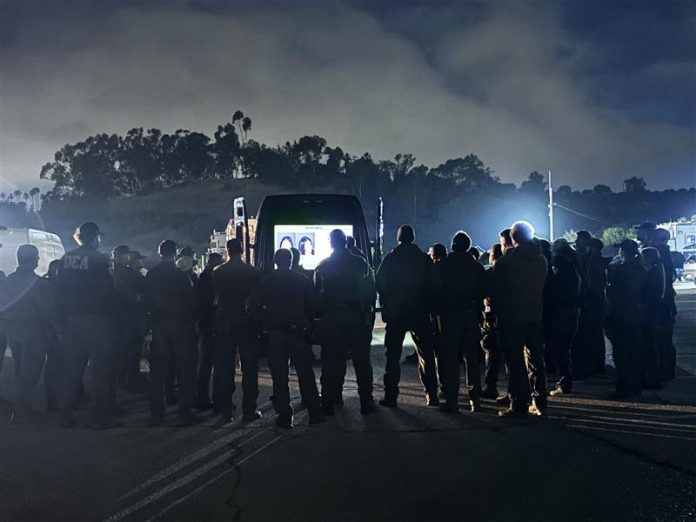 Operativo masivo contra el narcotráfico en Los Ángeles
