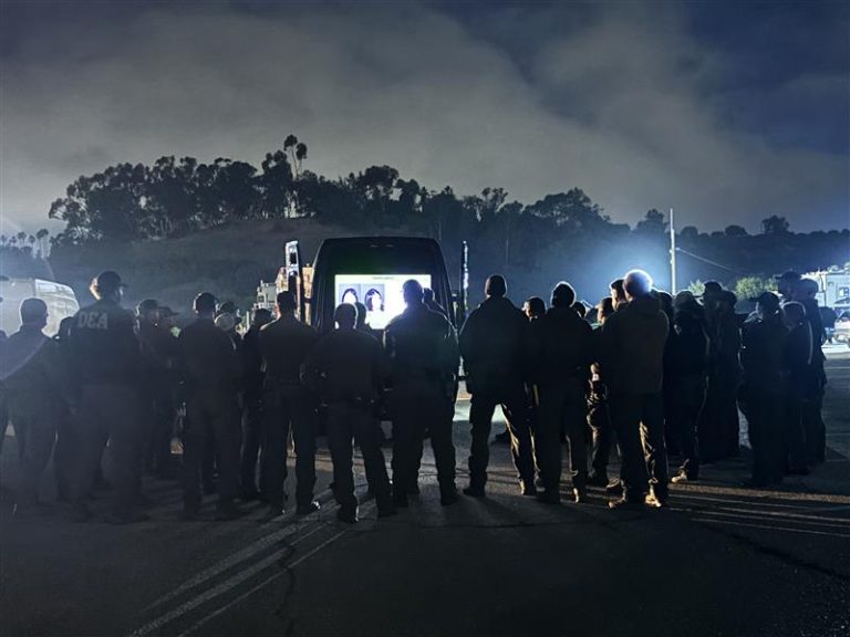 Operativo masivo contra el narcotráfico en Los Ángeles