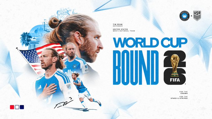 Tim Ream en la plantilla para la Copa Mundial de la FIFA 2026
