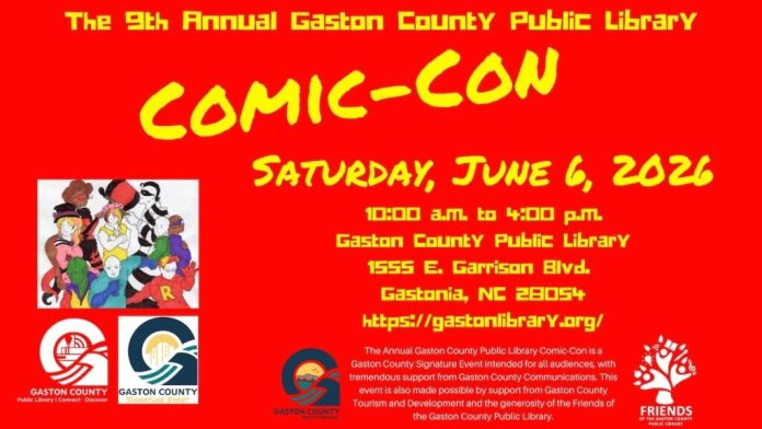 9.ª Comic-Con anual de la Biblioteca Pública de Gaston County
