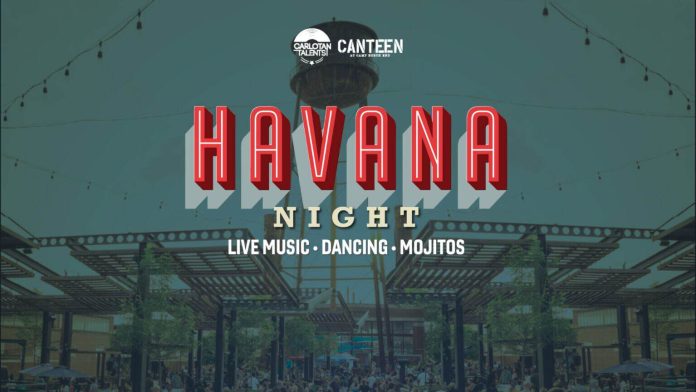 Noche de La Habana en el patio de calderas del Campamento North End