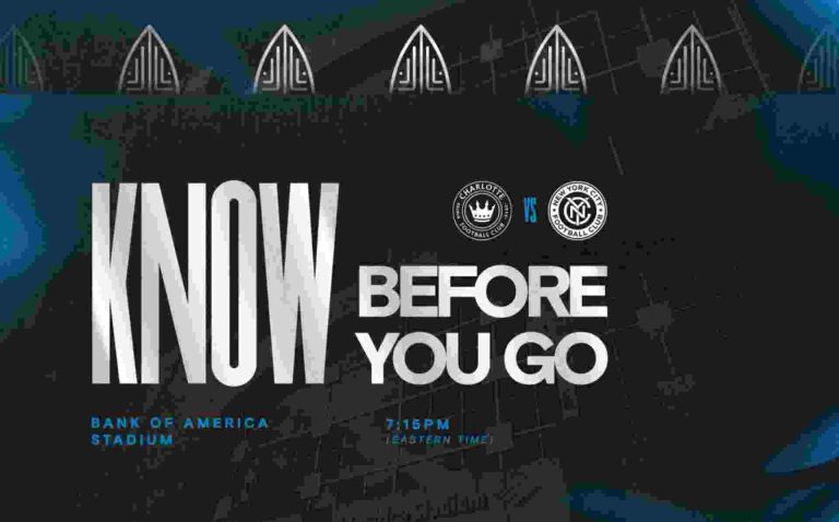 Información importante: Charlotte FC vs New York City FC
