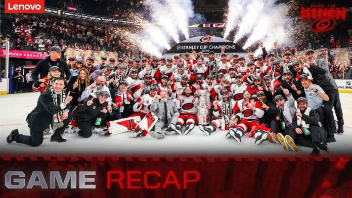 Los Carolina Hurricanes ganan la final de la Copa Stanley de 2026