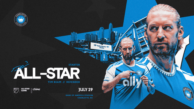 Tim Ream, del Charlotte FC fue seleccionado para el Juego de Estrellas de la MLS 2026
