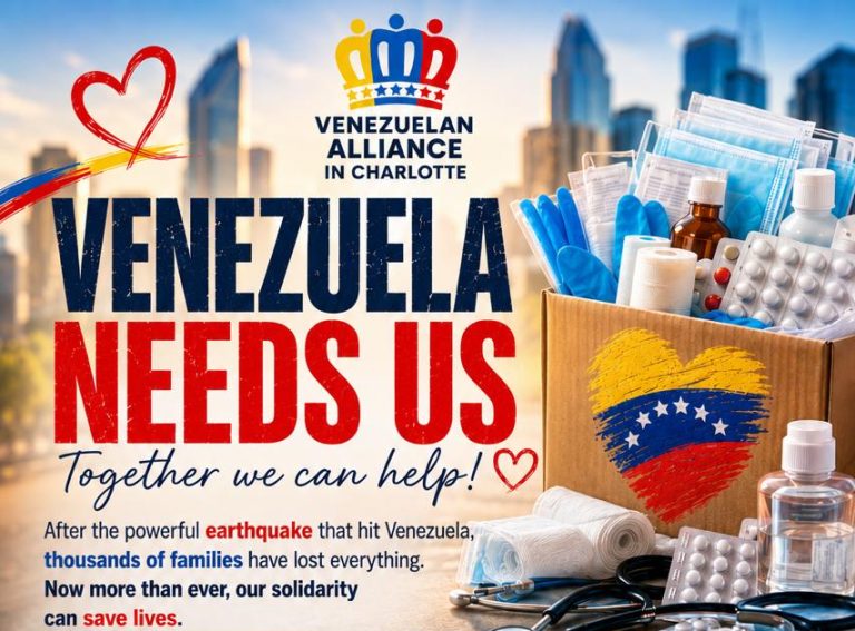 Alianza de Venezolanos en Charlotte lanza campaña por Venezuela