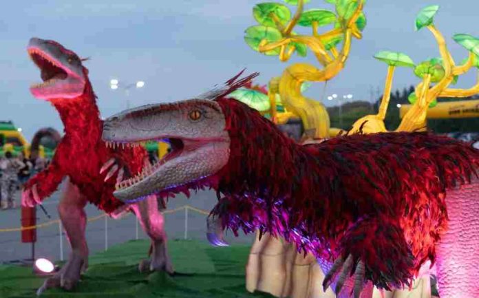 Festival de luces Dino Safari de LuminoCity en Concord