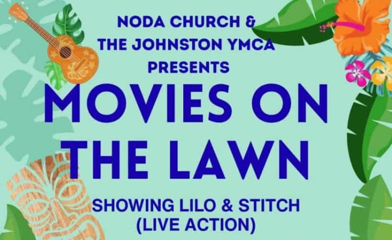 Cine al aire libre en el YMCA de Johnston: Lilo & Stitch