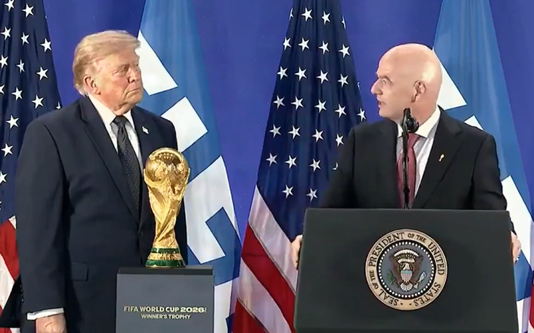 Trump y la FIFA celebran récord de 6.5 millones de fans en el Mundial