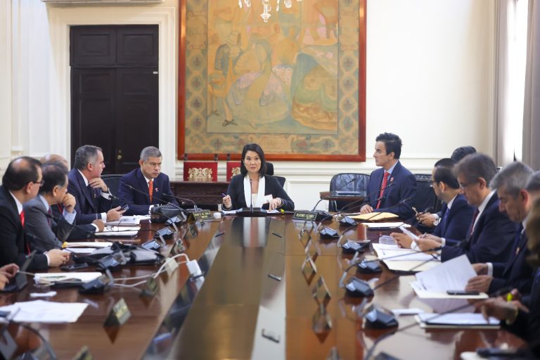 Keiko Fujimori instala su primer Consejo de Ministros enfocado en la seguridad