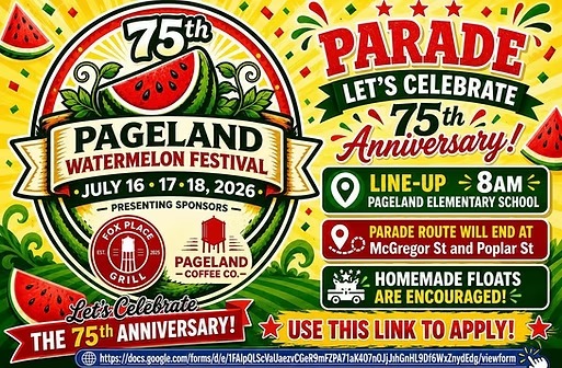 Festival de la sandía de Pageland del 16 al 18 de julio
