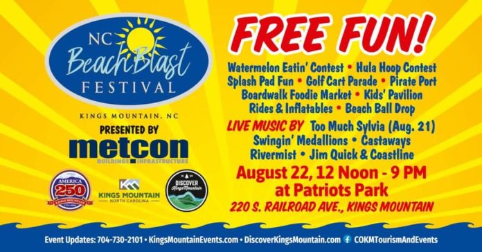 Festival NC BeachBlast en Kings Mountain