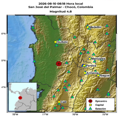 Terremoto en Colombia se siente con fuerza en Venezuela y Panamá
