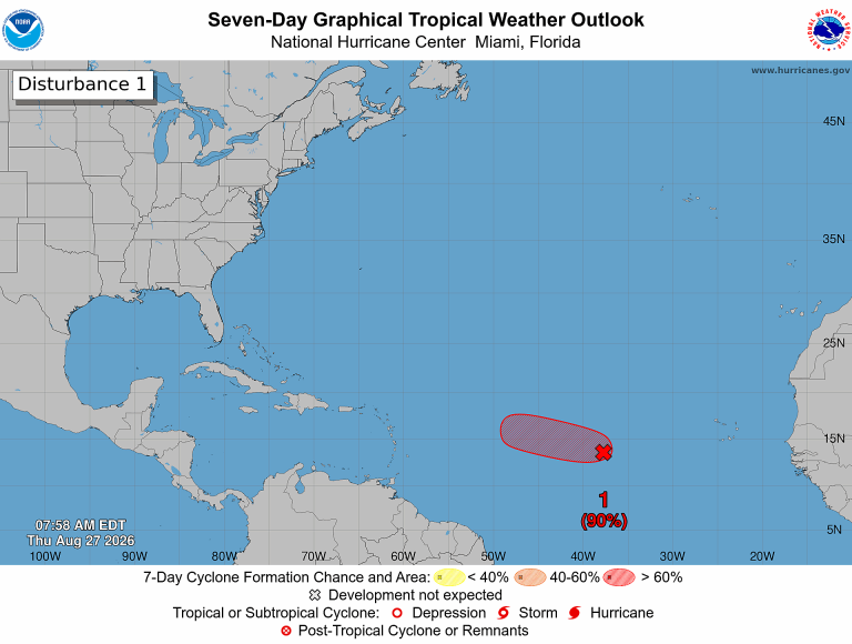 Alerta en el Atlántico por la tormenta Dolly