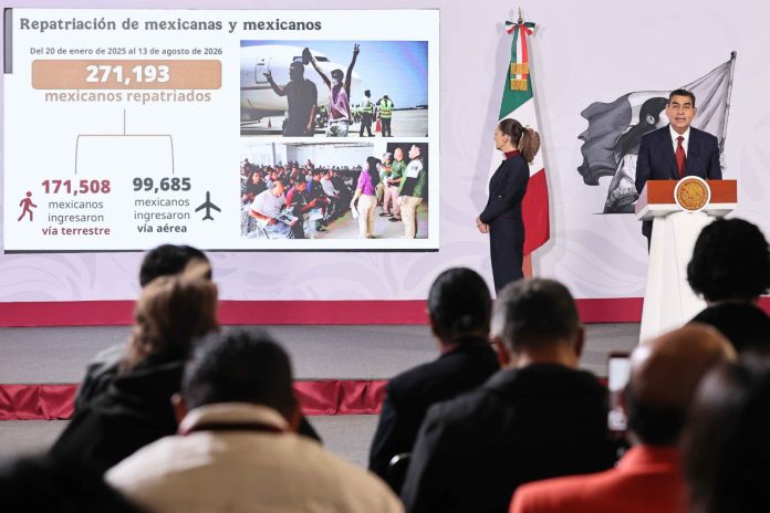 México reporta 271.193 deportaciones desde EE.UU.