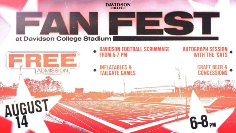 Fan Fest en Davidson College el 14 de agosto