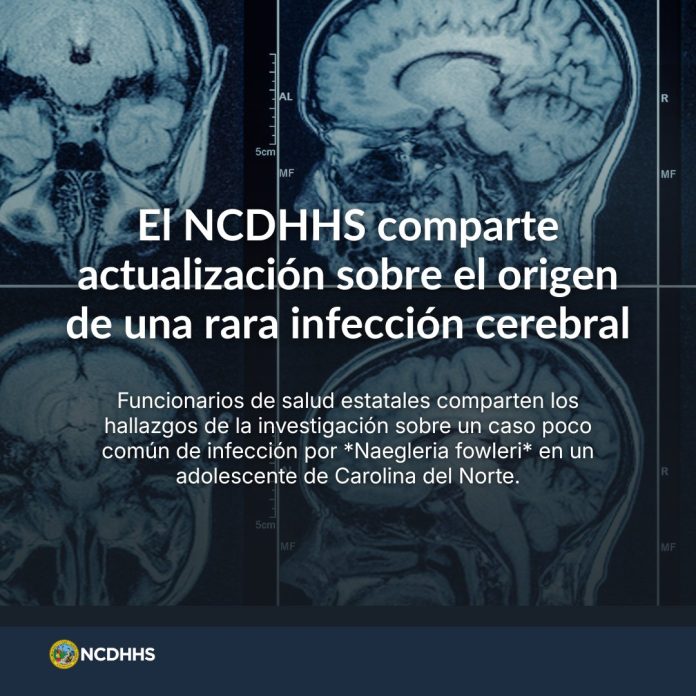 El NCDHHS comparte actualización sobre el origen de una rara infección cerebral