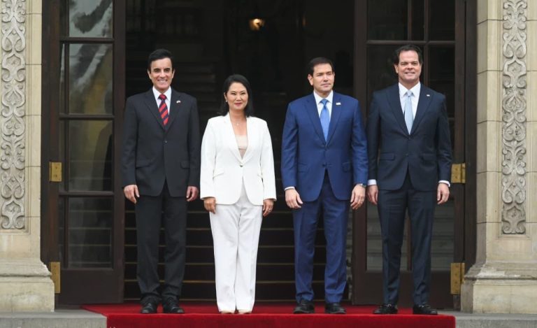 Rubio en Perú sella acuerdos de seguridad e inversión en histórica visita