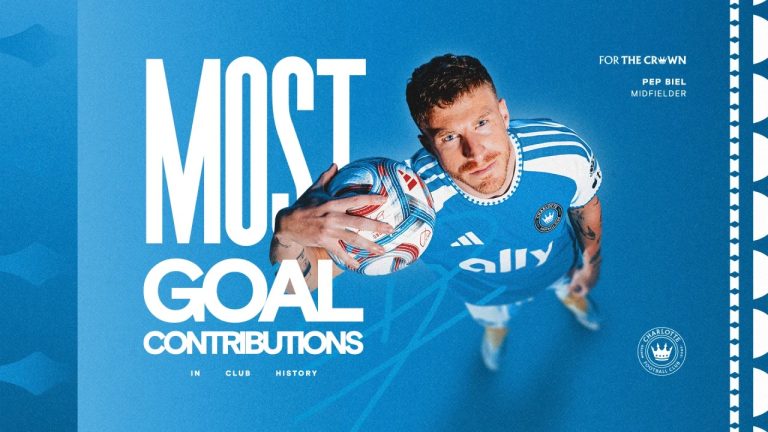 Pep Biel se convierte en el máximo goleador histórico del Charlotte FC