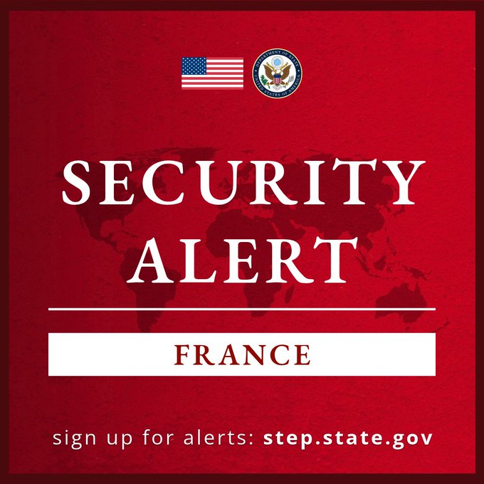 EE. UU. emite alerta en París por toques de queda y protestas