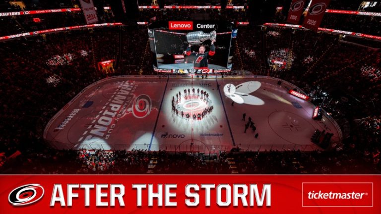 La noche inaugural de los Carolina Hurricanes congrega a una multitud récord