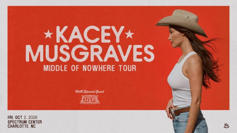 Kacey Musgraves llega a Charlotte: Horarios y accesos